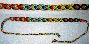 bracelet bresilien multicolore