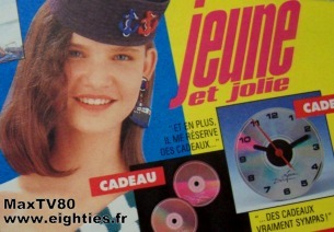 jeune et jolie magazine presse années 80 's kitch kitsch vanessa paradis mode adolescentes