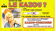 kazou publicité annie cordy pif gadget