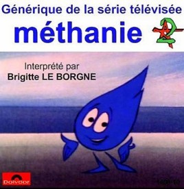 zeltron, methanie, méthanie, dessin animé, edf, gdf, electricité, gaz de france, années 80, 80's, eighties, mascotte, emblème, porte clé, figurine, autocollant, tv, télé, télévision