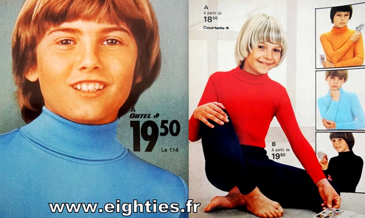 Annees 70 Sous pull qui gratte enfants des annees 80