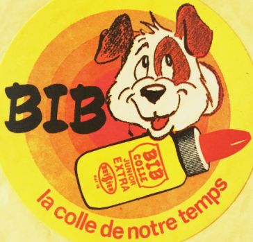 annees 80 colle BIB ecole 80 amande