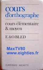 Orthographe grammaire années 80 objet de toture punitions punition école eighties book bled exercices