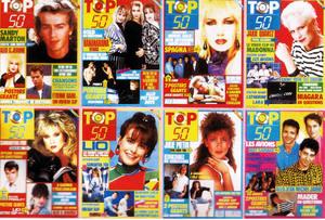 top 50 top50 canal+ Marc Toesca Bros emission magazine annes 80 80's eighties magasine musique revue journal classement 