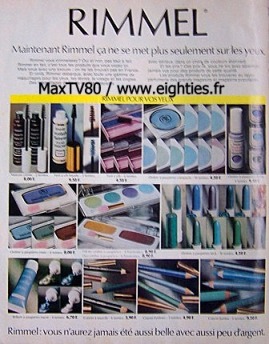 annees, années, 80, 80's, eighties, maquillage, make, up, deguisement, kitsch, kitch, bourjois, rimmel, beauté, femmes, femme, cosmetiques