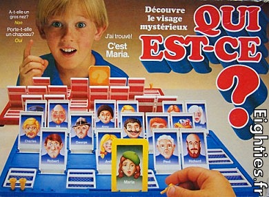 Le jeu Qui est-ce de MB : Année 1979 ! - Eighties