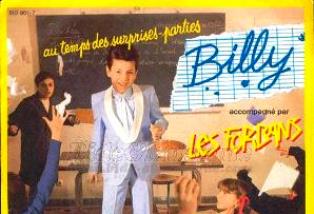 Le chanteur Billy Laurent Bitan Eighties