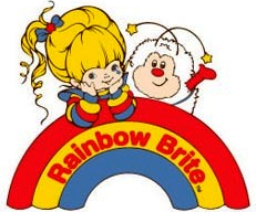 ANNEES, années, année, 80, 80's, eighties, rainbow brite, blondine, au pays de l'arc en ciel magique,