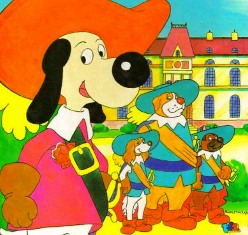 ANNEES, 80, 80's, eighties, les, 3 mousquetaires, chiens, toutous, dartagnan, TF1, nostalgie, dessins, dessin, animé, anime, cartoon, souvenirs, trentenaires,