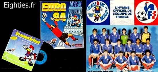 annees 80, 80's, eighties, soccer, foot, football, platini, euro 1984, France, champion, ballon, but, michel, sportif, uefa