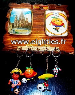 ANNEES 80, 80's, eighties, mascottes, coupe du monde, foot, football, Pique, naranjito, Ciao, Gauchito, juanito, willie, Tip et tap, world cup, soccer, souvenirs, nostalgie