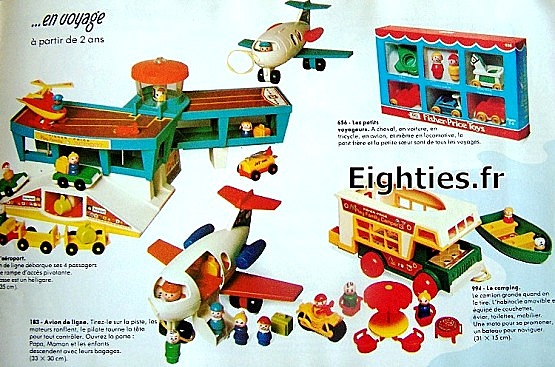 ANNEES 70, ANNEES 80, 80's, eighties, Fisher Price, jouets, catalogue, livret, jeux, enfance, nostalgie, vintage, ancien, souvenir, souvenirs, trentenaires, collection