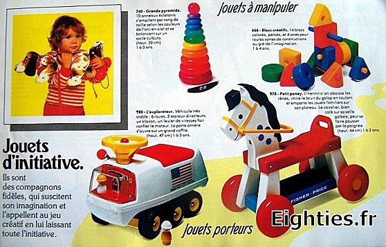 ANNEES 70, ANNEES 80, 80's, eighties, Fisher Price, jouets, catalogue, livret, jeux, enfance, nostalgie, vintage, ancien, souvenir, souvenirs, trentenaires, collection ANNEES 70, ANNEES 80, 80's, eighties, Fisher Price, jouets, catalogue, livret, jeux, enfance, nostalgie, vintage, ancien, souvenir, souvenirs, trentenaires, collection