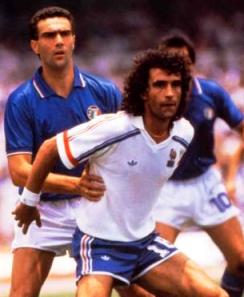 ANNEES 80, 80's, eighties, foot, coupe du monde, Mondial, Football, Jean-Pierre PAPIN, PLatini, Giresse, tigana, souvenirs, sport, 1986, mexique, Mexico, maradonna, MARADONA