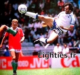 ANNEES 80, 80's, eighties, foot, coupe du monde, Mondial, Football, Jean-Pierre PAPIN, PLatini, Giresse, tigana, souvenirs, sport, 1986, mexique, Mexico, maradonna,