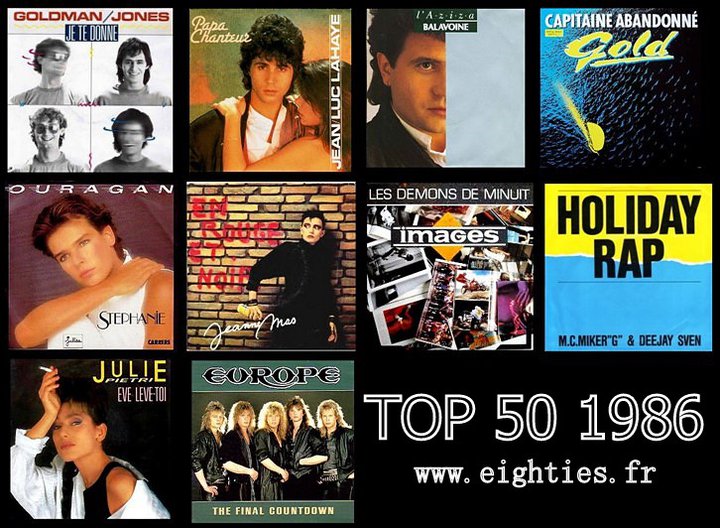 ANNEES 80, 80's, eighties, Top 50, Top50, Marc Toesca, Canal+, canal, +, hit, tubes, musique, souvenirs, nostalgie, trentenaires, 1986