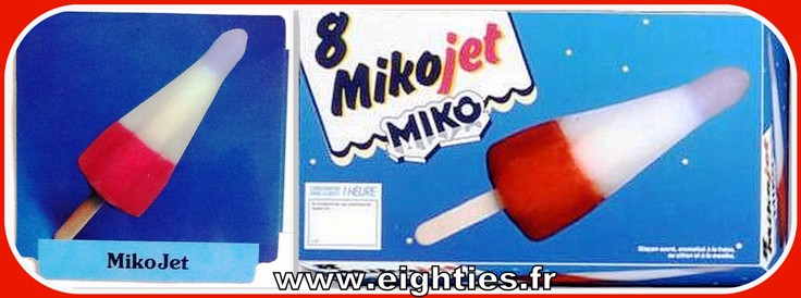 MikoJet glaces Miko fusée des années 80 Jet glaçon