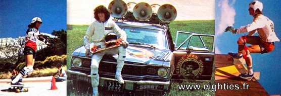 ANNEES 80, 80's, eighties, sport, skate, skate board, planche à roulettes, 70, 70's, skate 79, panini