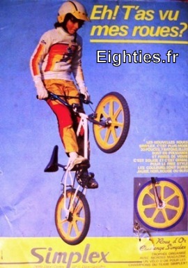 Années 80, 80's, eighties, vélo, MBK, BMX, Bicross, souvenirs, trentenaires, Raleigh