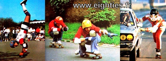 ANNEES 80, 80's, eighties, sport, skate, skate board, planche à roulettes, 70, 70's, skate 79, panini
