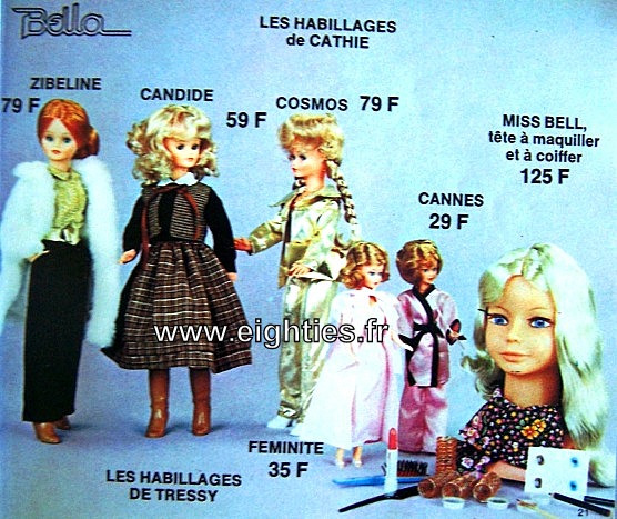 ANNEES 80,80's, eighties, catalogue, jeux, jouets, Noël, enfants, souvenirs, nostalgie, 1980, La samaritaine, cergy,poupées, cathie, bella