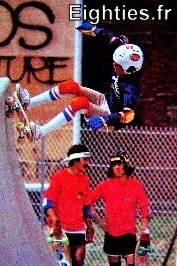 ANNEES 80, 80's, eighties, sport, skate, skate board, planche à roulettes, 70, 70's, skate 79, panini