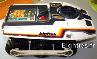 ANNEES 80, 80's, eighties, Big trak, bigtrak, big track, MB, jouet, tank, éléctronique, souvenirs, nostalgie, trentenaires, jouets