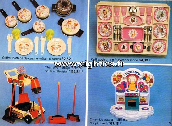 ANNEES 80, 80's, Eighties, catalogue, jeux, jouets, continent, magasins, hypermarchés, supermarchés, nostalgie, souvenirs, Noël, 1981, dinette