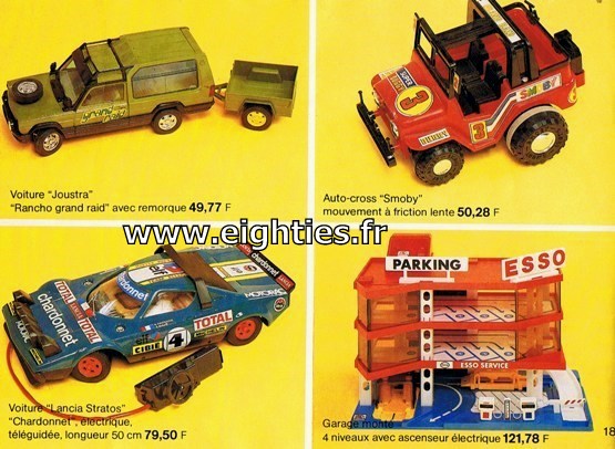 ANNEES 80, 80's, Eighties, catalogue, jeux, jouets, continent, magasins, hypermarchés, supermarchés, nostalgie, souvenirs, Noël, 1981, voitures