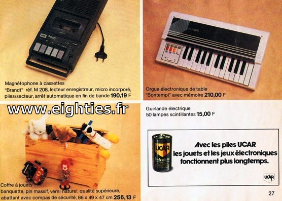 ANNEES 80, 80's, Eighties, catalogue, jeux, jouets, continent, magasins, hypermarchés, supermarchés, nostalgie, souvenirs, Noël, 1981