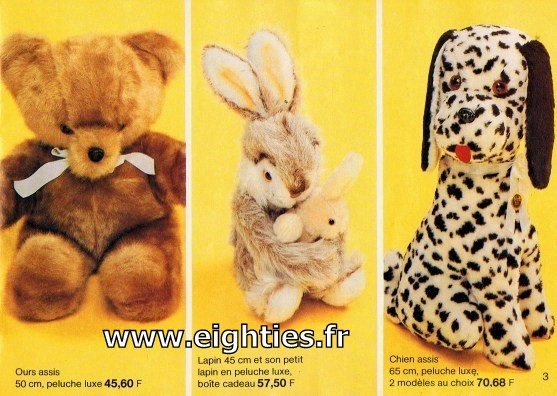 ANNEES 80, 80's, Eighties, catalogue, jeux, jouets, continent, magasins, hypermarchés, supermarchés, nostalgie, souvenirs, Noël, 1981, peluches