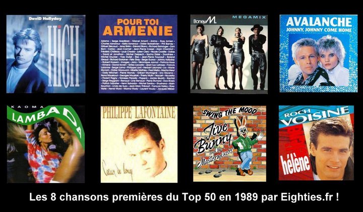 Années 80, 80's, eighties, 1989, Top50, Top 50, Marc Toesca, Musique, Hit-parade, souvenirs, tubes, nostalgie