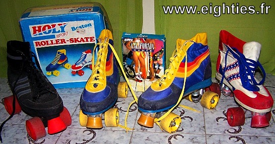 ANNEES 80, 80's, eighties, roller, rollers, roller-skate, nostalgie, patins à roulettes, souvenirs