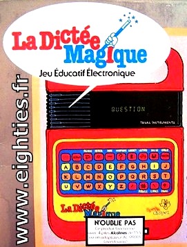 La Dictée Magique de Texas Instruments, jouet culte des 80's