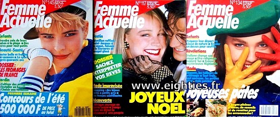 ANNEES 80, 80's, eighties, Femme actuelle, magazine, revue, prisma presse, les facéties de Barnabé, la main tendue, presse, nostalgie, souvenirs