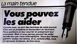 ANNEES 80, 80's, eighties, Femme actuelle, magazine, revue, prisma presse, les facéties de Barnabé, la main tendue, presse, nostalgie, souvenirs