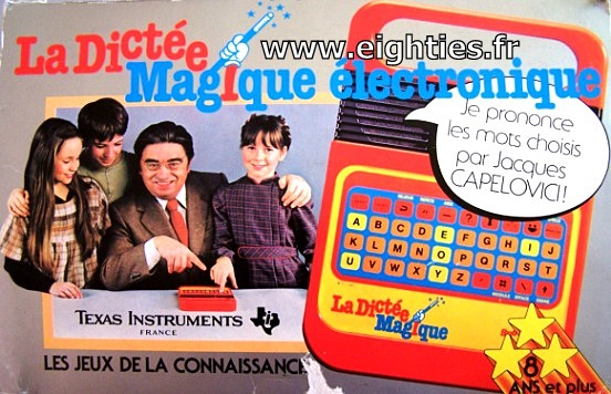 Jeu Éducatif La Dictée Magique Vintage Texas Instruments Speak & Spell C-4