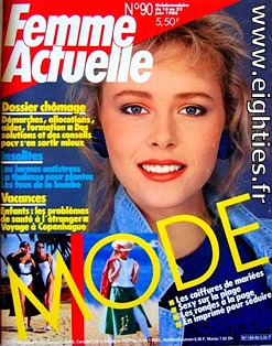 ANNEES 80, 80's, eighties, Femme actuelle, magazine, revue, prisma presse, les facéties de Barnabé, la main tendue, presse, nostalgie, souvenirs