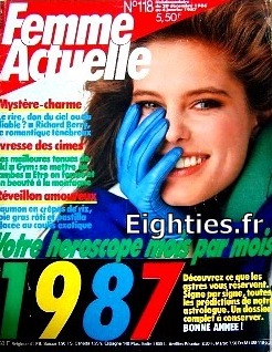 ANNEES 80, 80's, eighties, Femme actuelle, magazine, revue, prisma presse, les facéties de Barnabé, la main tendue, presse, nostalgie, souvenirs