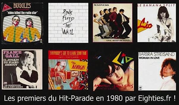 ANNEES 80, 80's, eighties, musique, hit-parade, premiers, tubes, titres, disques, lio, top 50, Marc Toesca, meilleures ventes de disques en 1980