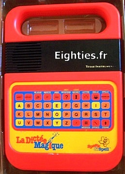 ANNEES 80, 80's, La Dictée magique, jeux, jouets, nostalgie, souvenirs, texas instruments, trentenaires, maitre capelo, jacques capelovici