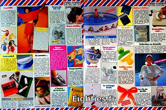 ANNEES 80, 80's, eighties, Femme actuelle, magazine, revue, prisma presse, les facéties de Barnabé, la main tendue, presse, nostalgie, souvenirs