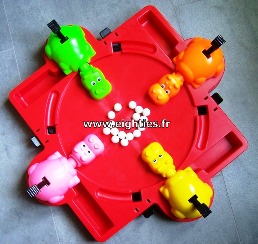 Années 80, Eighties.fr, 80's, hippo, hippos gloutons, glouton, jeu, jeux, hippopotames, billes, souvenirs, nostalgie, trentenaires, jeunesse, enfance