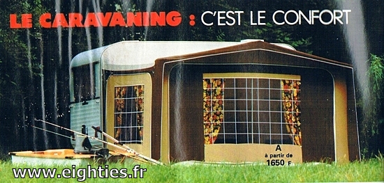 ANNEES 80, 80's, eighties, camping, vacances, 70's, tentes, souvenirs, nostalgie, catalogue, manufrance, vaisselle, meubles, matelas