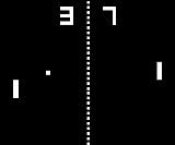 Jeu video Pong ecran