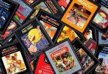 cartouches Atari VCS 2600 années 80 eighties