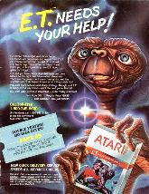 Publiucité jeu ET Atari VCS 2600
