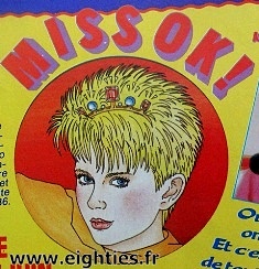logo Election Miss OK magazine années 80