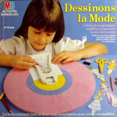 Le jeu Dessinons la Mode par MB ! (1985) 