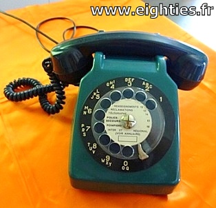 Années 80, 80's, eighties, téléphone, années 70, 70's, téléphone SOCOTEL, combiné, technologies, souvenirs, nostalgie